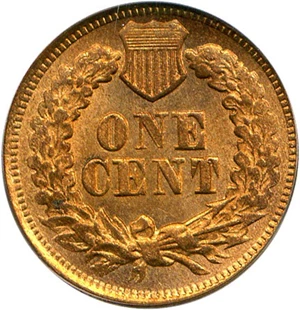 image for: 1867 1c PCGS MS65 RD