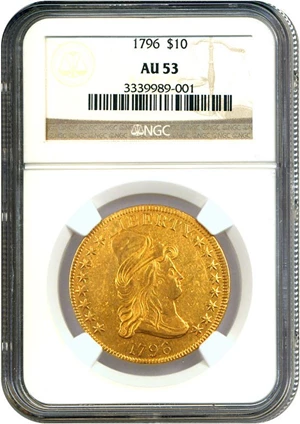 image for: 1796 $10 NGC AU53
