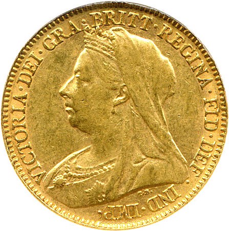 1896 1/2 Sov MS