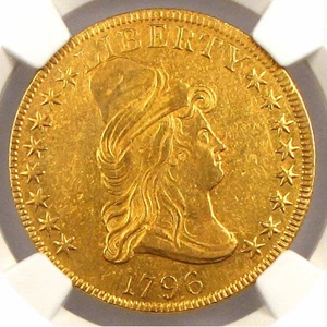 image for: 1796 $10 NGC AU53