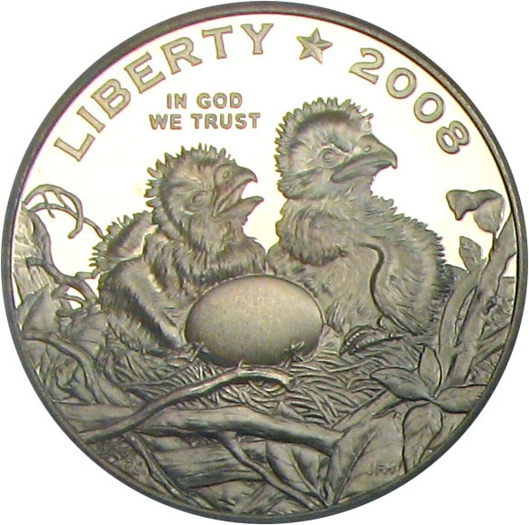 image for: 2008-S Bald Eagle 50c PCGS Proof 69 DCameo