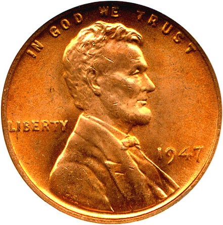 image for: 1947 1c NGC MS66 RD