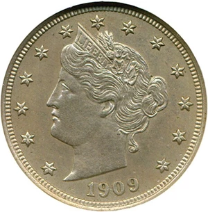 image for: 1909 5c NGC Proof 63