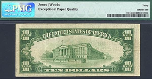 image for: 1929 $10 NB of Toms River, NJ PMG VF30 EPQ (Fr.1801-2,Ty.2, Charter #2509)
