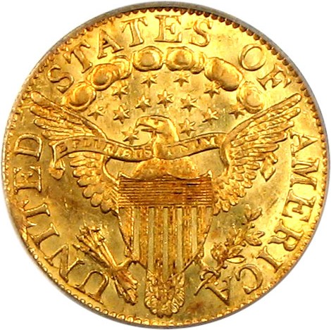 image for: 1804 $5 PCGS MS62 (Small 8)