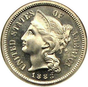 image for: 1883 3cN NGC/CAC Proof 66
