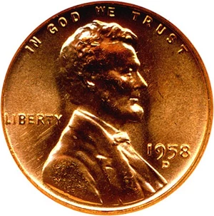 image for: 1958-D 1c NGC MS66 RD