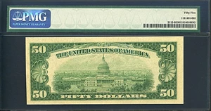 image for: 1950E $50 PMG AU55 (Fr.2112-B, BA Block)