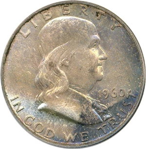 image for: 1960 50c PCGS MS64 FBL