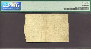 image for: Georgia: 1777 $1/2 10-Sep PMG VF25 (Fr.GA112)