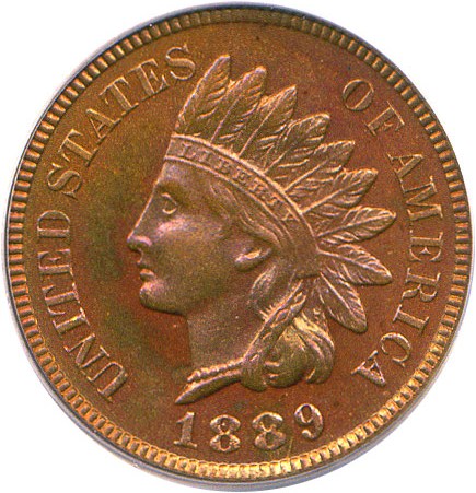 image for: 1889 1c PCGS/CAC Proof 65 RB