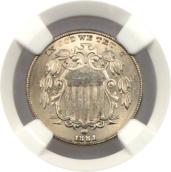 image for: 1881 5c NGC MS66