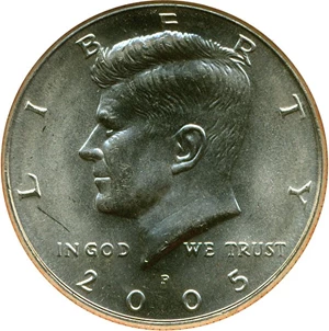 image for: 2005-P 50c ANACS MS66