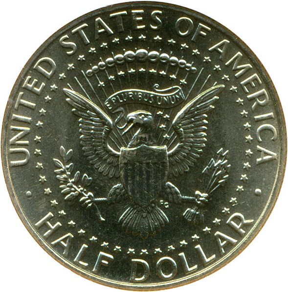 image for: 1990-D 50c ANACS MS65
