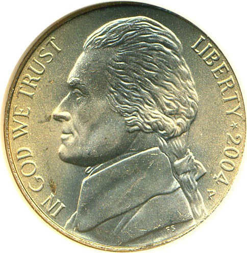 image for: 2004-P Keel Boat 5c ANACS MS65