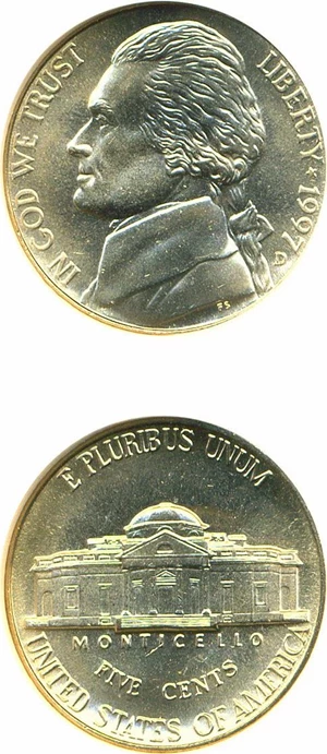 image for: 1997-D 5c ANACS MS66 (6 Steps)