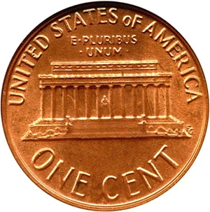image for: 1977-D 1c ANACS MS64 RD