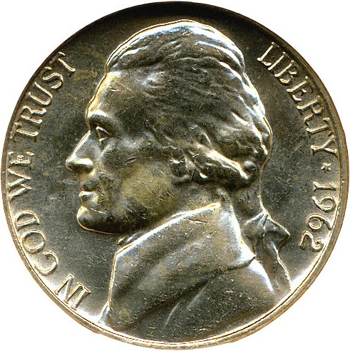 image for: 1962 5c NGC MS65 *Mis-labeled as a 1967*