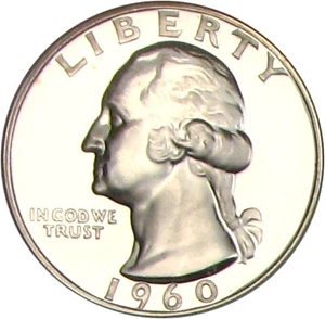 image for: 1960 25c NGC Proof 68 Cameo