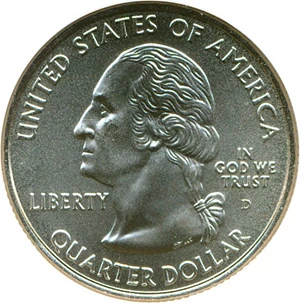 image for: 2006-D SMS Nevada 25c NGC MS67