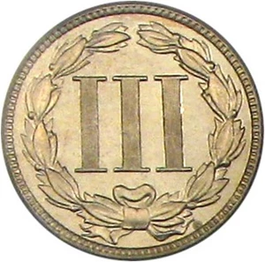 image for: 1887/6 3cN PCGS Proof 66 Cameo (Strong Overdate)