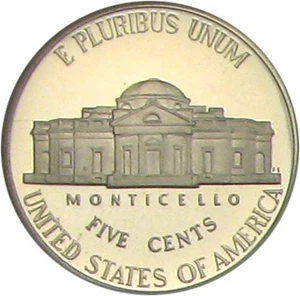 image for: 2007-S Monticello 5c NGC Proof 69 UCameo