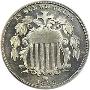 image for: 1883 5c PCGS Proof 65 (Shield)