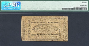 image for: New Jersey: 1761 ?6 23-Apr PMG VF20 (Fr.NJ146)