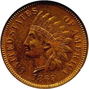 image for: 1869 1c NGC MS64 RB