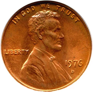 image for: 1976-D 1c ANACS MS65 RD