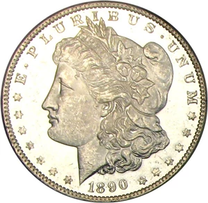image for: 1890 $1 PCGS MS64 PL