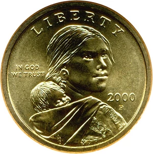 image for: 2000-P Sacagawea $1 NGC MS67