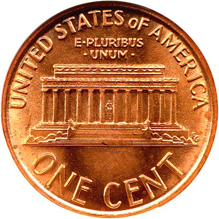 image for: 1988 1c ANACS MS65 RD