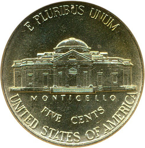 image for: 1994-P 5c ANACS MS64 (6 Steps)