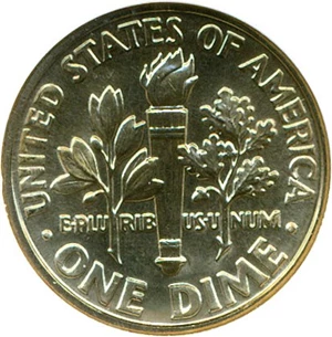 image for: 1988-D 10c ANACS MS66 FB