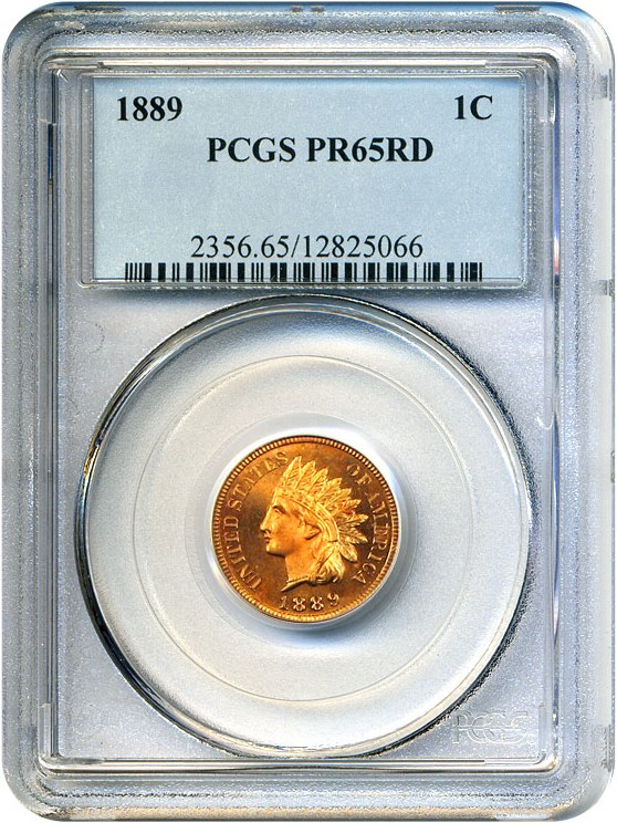 image for: 1889 1c PCGS Proof 65 RD
