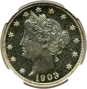 image for: 1903 5c NGC Proof 64