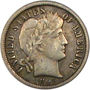 image for: 1895-O 10c PCGS/CAC VF30