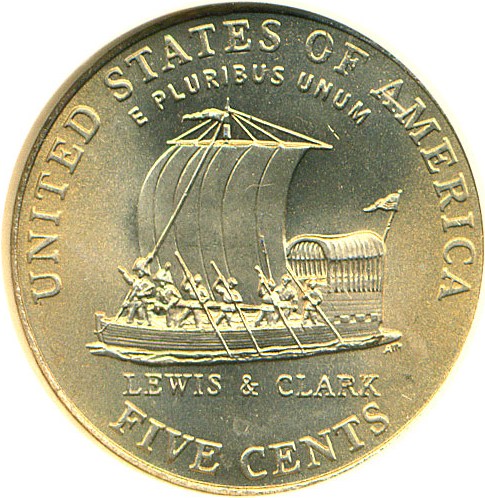 image for: 2004-P Keel Boat 5c ANACS MS65