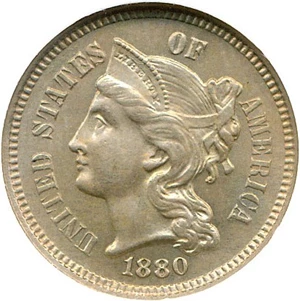 image for: 1880 3cN NGC Proof 64