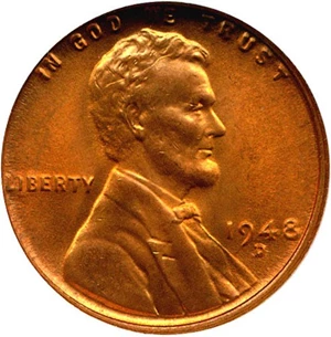 image for: 1948-D 1c NGC MS66 RD