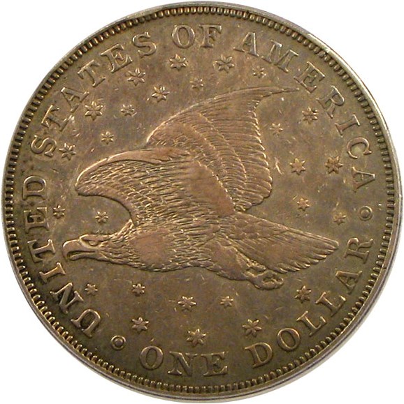 image for: 1836 Gobrecht $1 PCGS Proof 40  (Name on Base, Original-Medal Alignment)