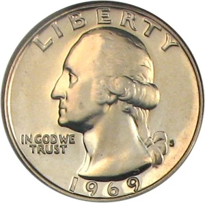 image for: 1969-S 25c DGS Proof 65