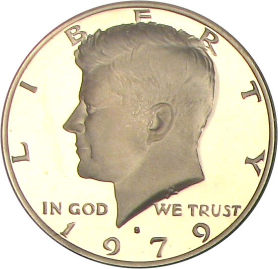 image for: 1979-S Type 1 50c ANACS Proof 69 DCameo