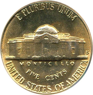 image for: 1954-S/D 5c PCGS MS65 OGH