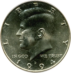 image for: 1994-D 50c ANACS MS64