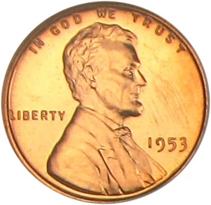 image for: 1953 1c NGC Proof 65 RD