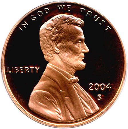 image for: 2004-S 1c PCGS Proof 69 RD DCameo