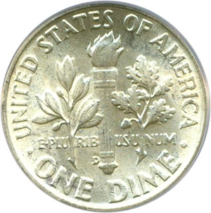 image for: 1958-D 10c ANACS MS66