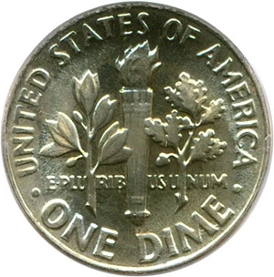 image for: 1966 10c PCGS MS66
